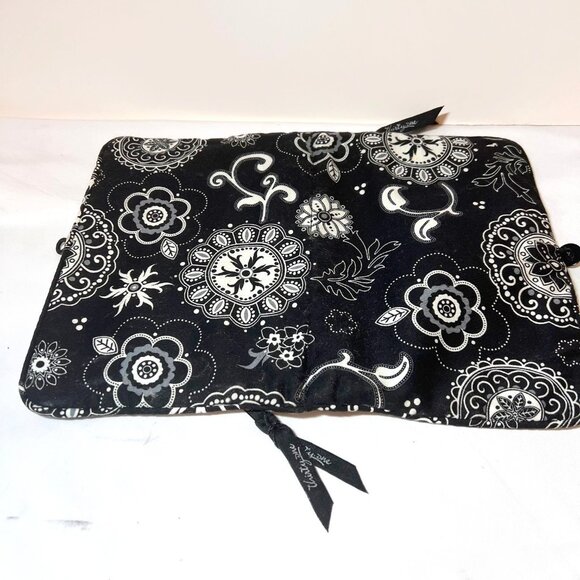 Thirty One-Travel Cosmetic Bag/Pouch-Black/White/Hot Pink-2 Diff. Sizes-Zip-2 pc - Picture 16 of 16